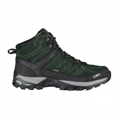 CMP Buty trekkingowe Rigel Mid Trekking WP (Trekking, wodoodporne) ciemnozielone/czarne męskie